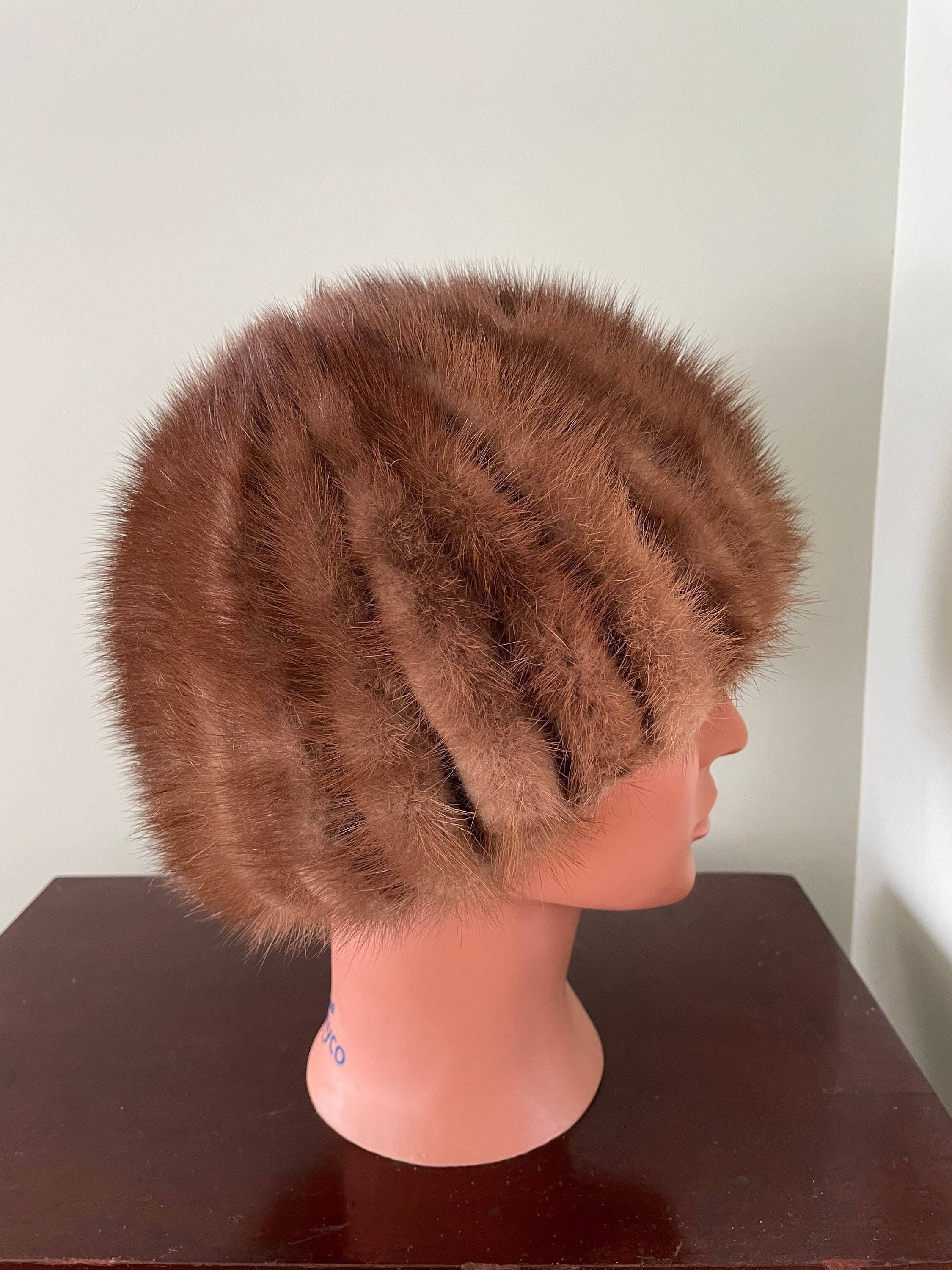 Vintage Mink Fur Ladies Winter Hat Designed by Lora - Etsy