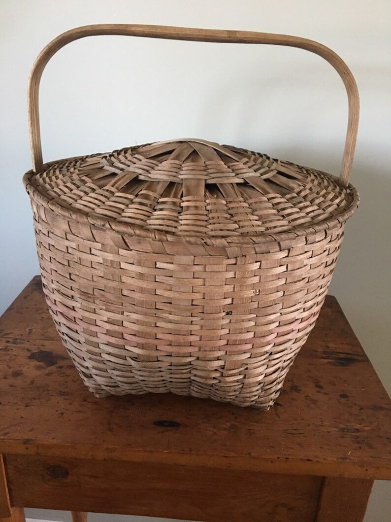 Micmac Carrying Basket ca.1870 Etsy