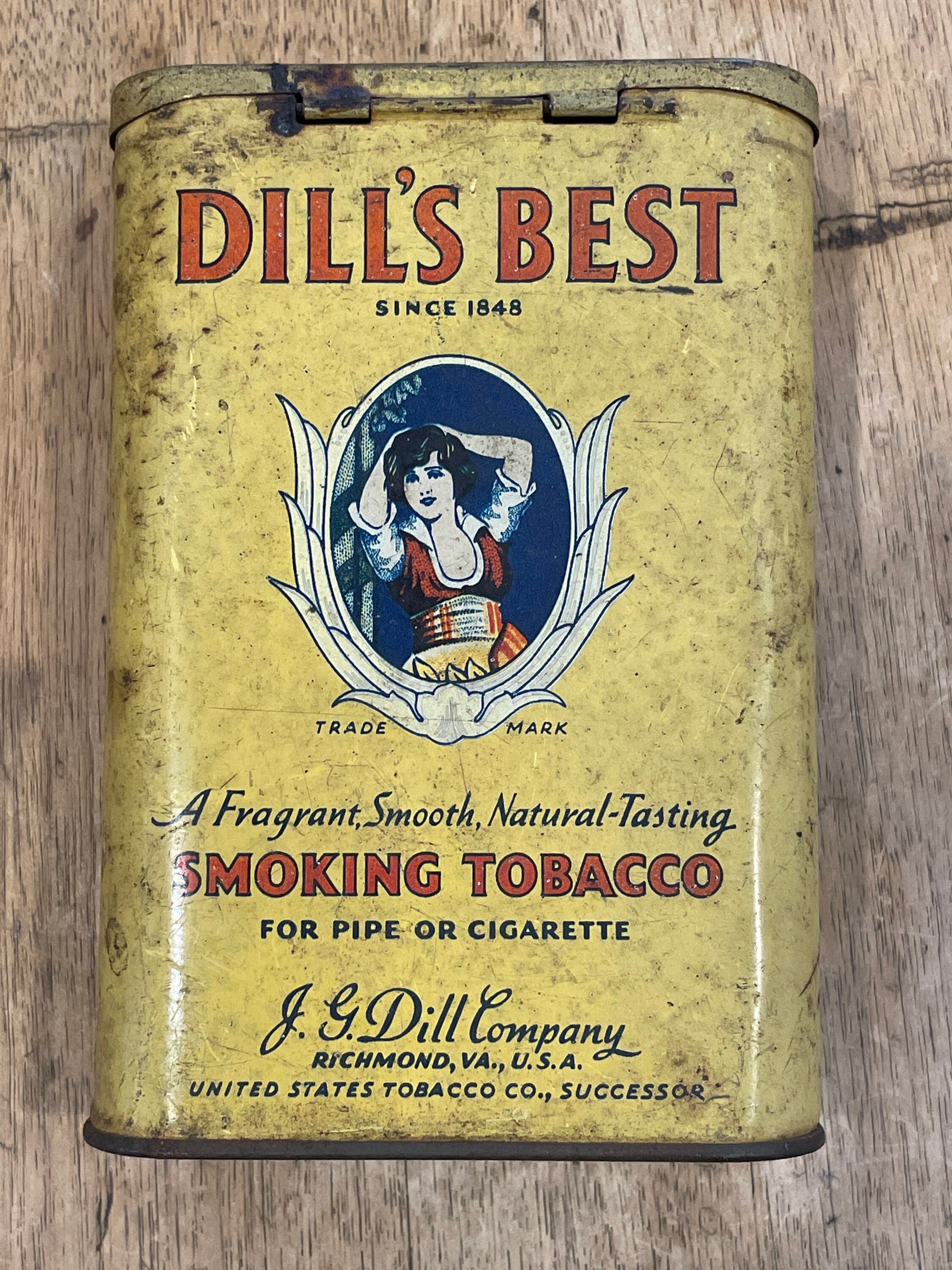 best tobacco tin Nice Dill's Best Tobacco Pocket Tin by J. G Dill Company