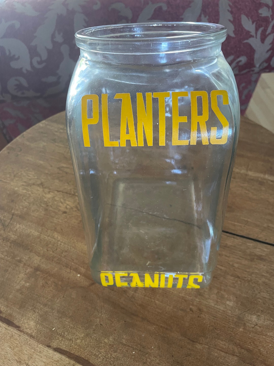 Vintage Planters Peanuts Store Display Jar Without the Etsy