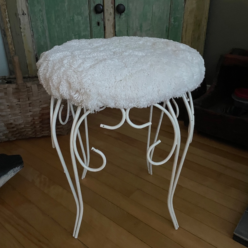 White Vanity Chair - Etsy