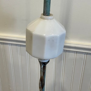 Antique Lightning Rod with white glass ball -  19th Century #3