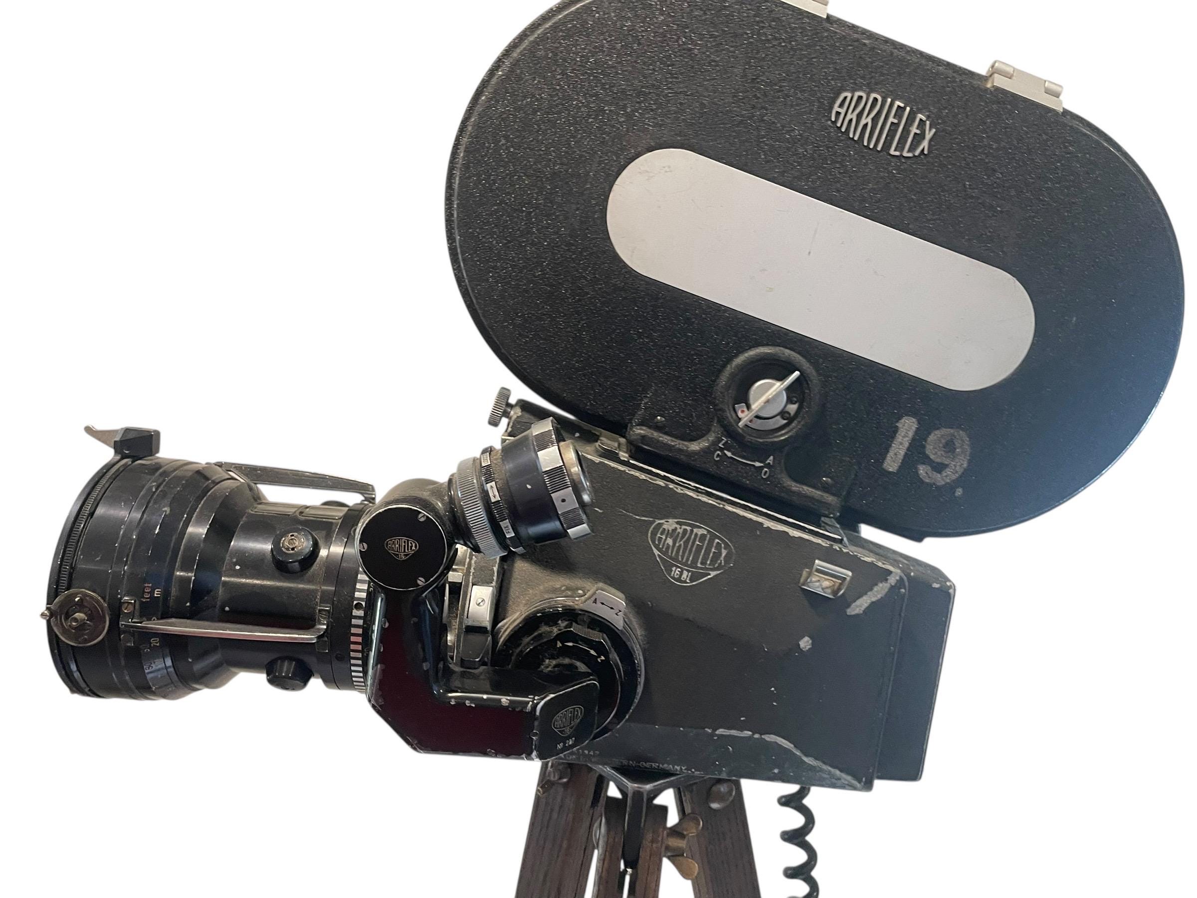 Vintage Arriflex 16BL 16mm Motion Picture Camera With Angenieux 12