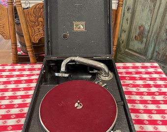 Antique Columbia Viva-tonal Grafonola – Circa 1920s English
