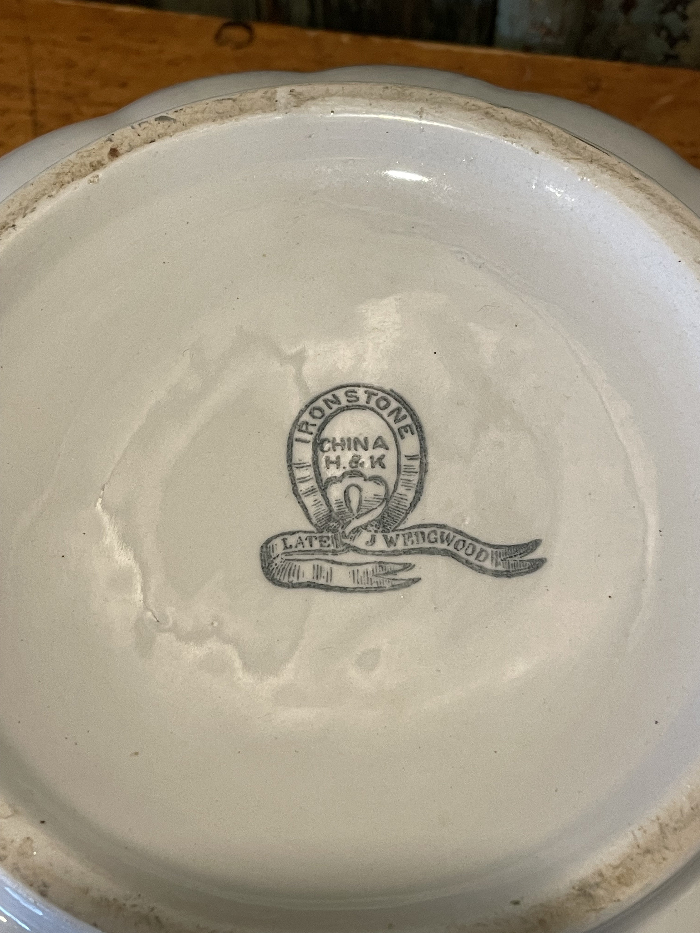 A Nice Antique Chamber Pot Signed A Nice Antique Chamber Pot Signed