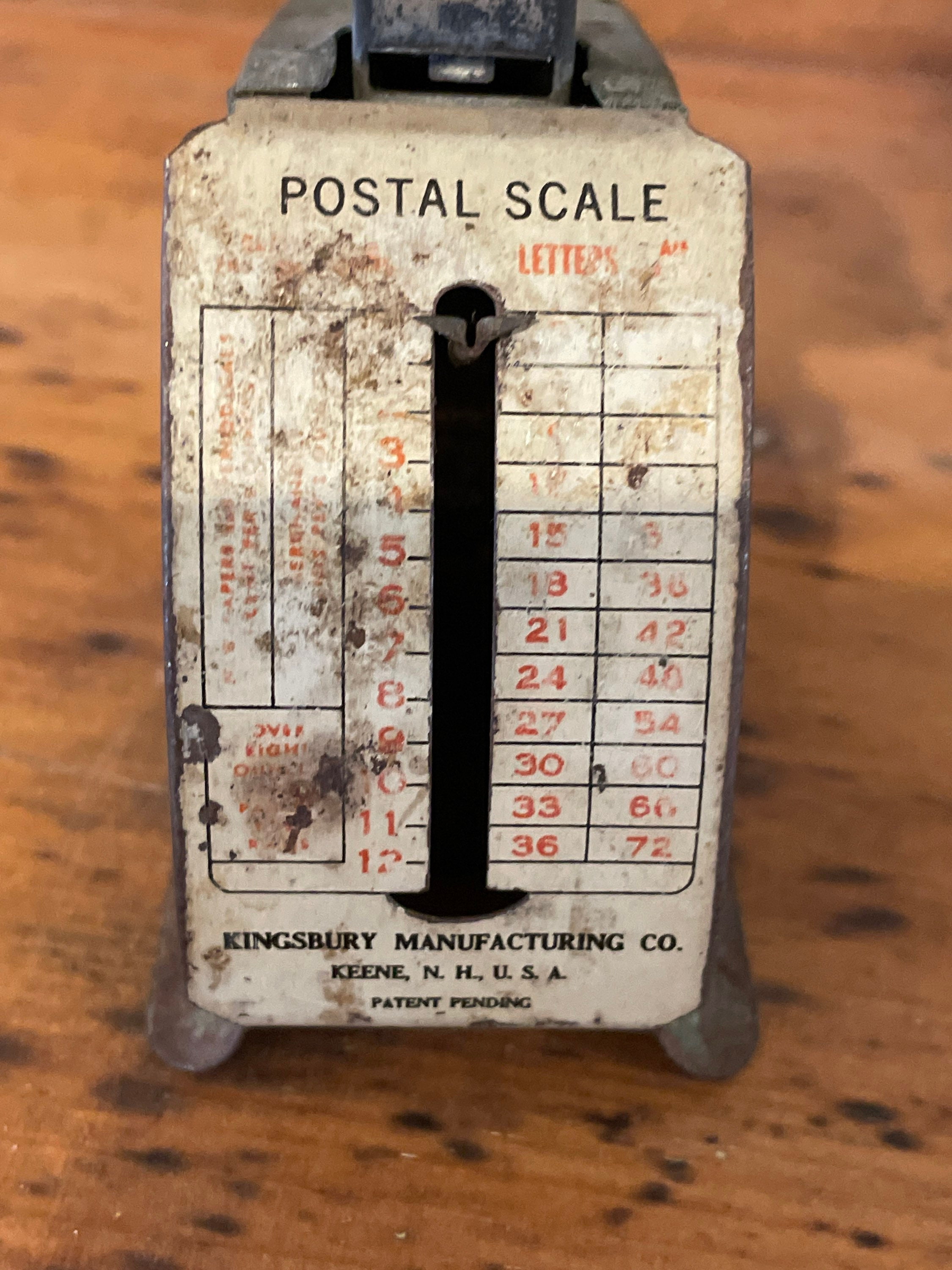 1920's Kingsbury Postal Scale in as Found 