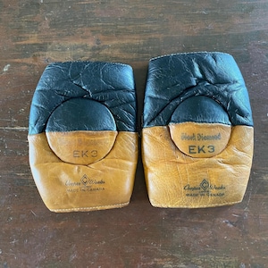 Cooper EK3 pair of ice hockey elbow ads from the 1950's.