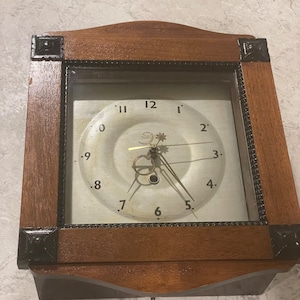 German Selva wooden wall clock