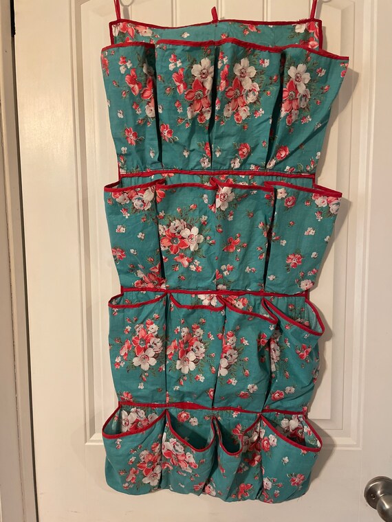1950s Cloth/pocket Wall Organizer Etsy