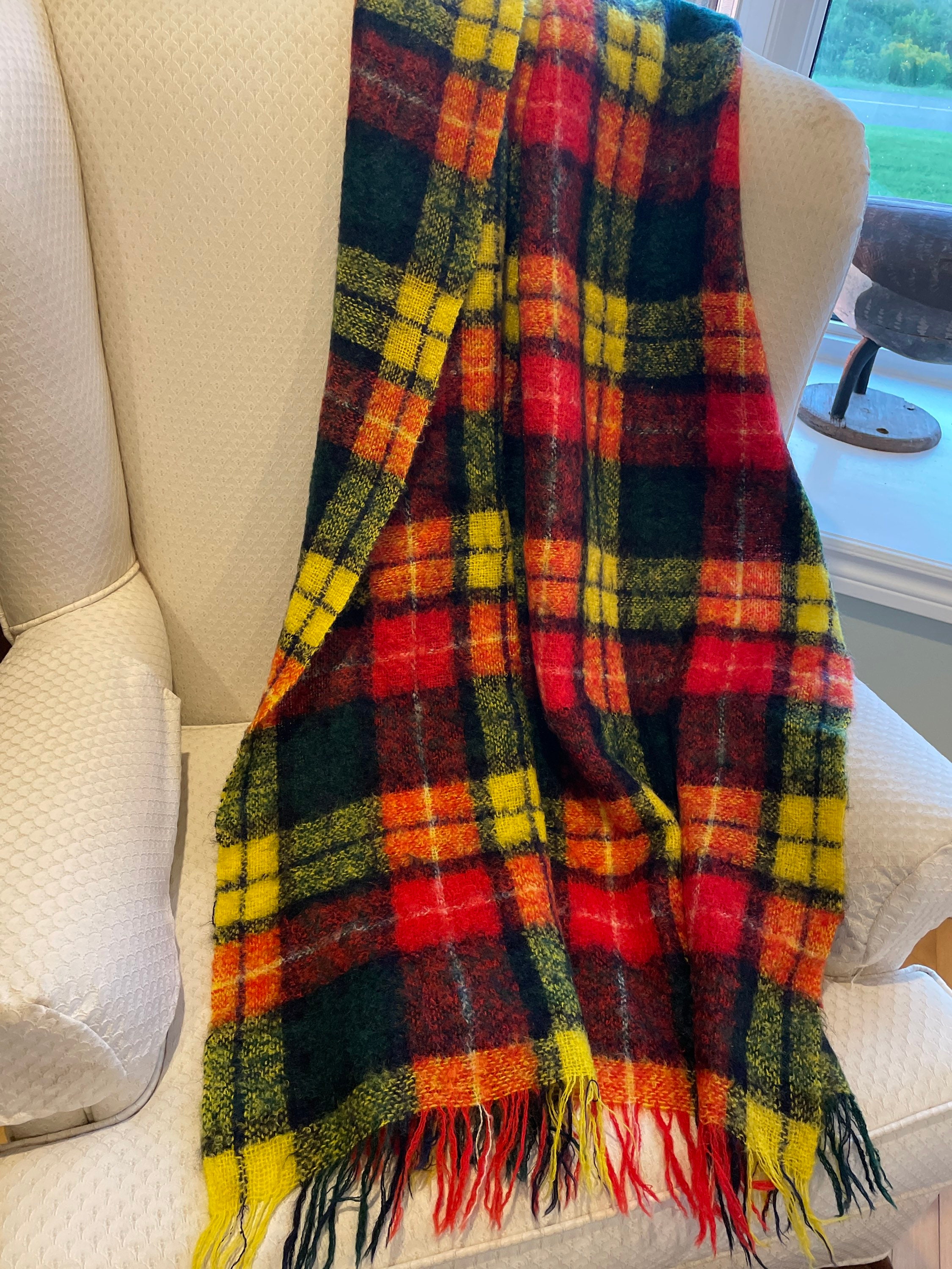 Hudsons Bay Mohair Throw Made in Scotland Etsy Canada