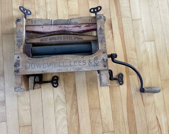 Antique Clothes wringer No. 11 Dowswell, Lees and Co Ltd. of Hamilton, Ontario  late 1800s.