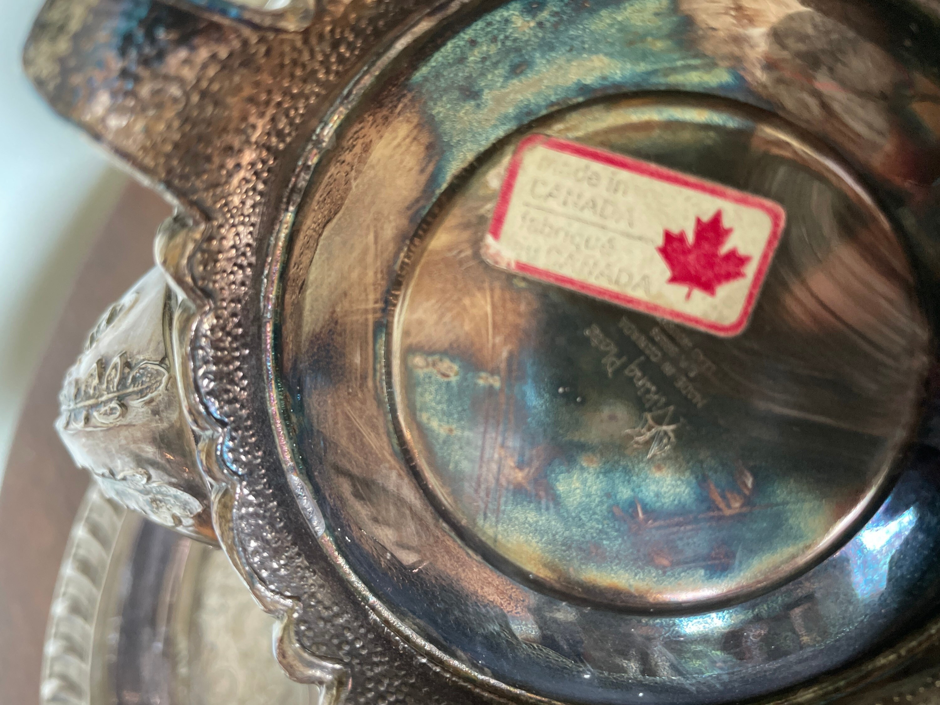 An Attractive Viking Plate Silver Coffee/tea Set on a Serving Tray