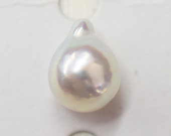 Rare 11.5mm Natural color akoya Baroque Necklace Pendant AkoyaPearl From Japan reenspearl baroquepearl Japanese Seawater pearl akoyapearl