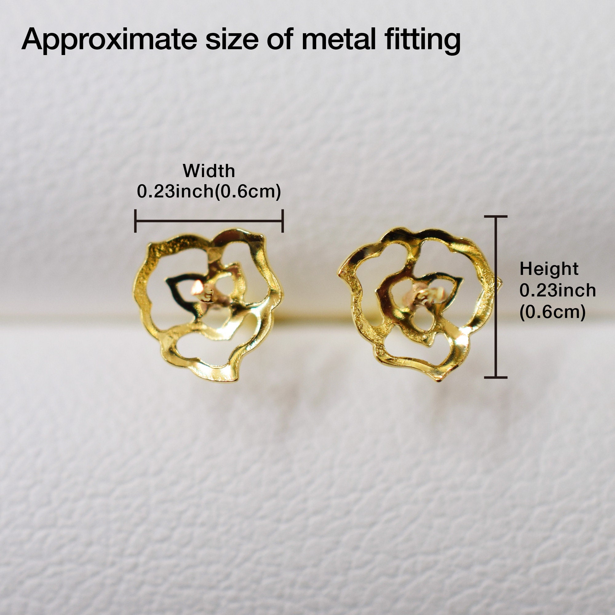 18K YGスタッドピアス金具パール9mm以下のサイズにおすすめ - Etsy 日本