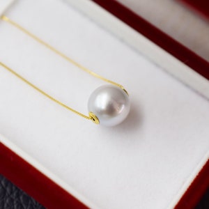 Natural Ultra rare madama 9mm 18K Sea water Real necklace Akoya Pearl From Japan wholesale Wedding anniversary Japanese Seawater pearl