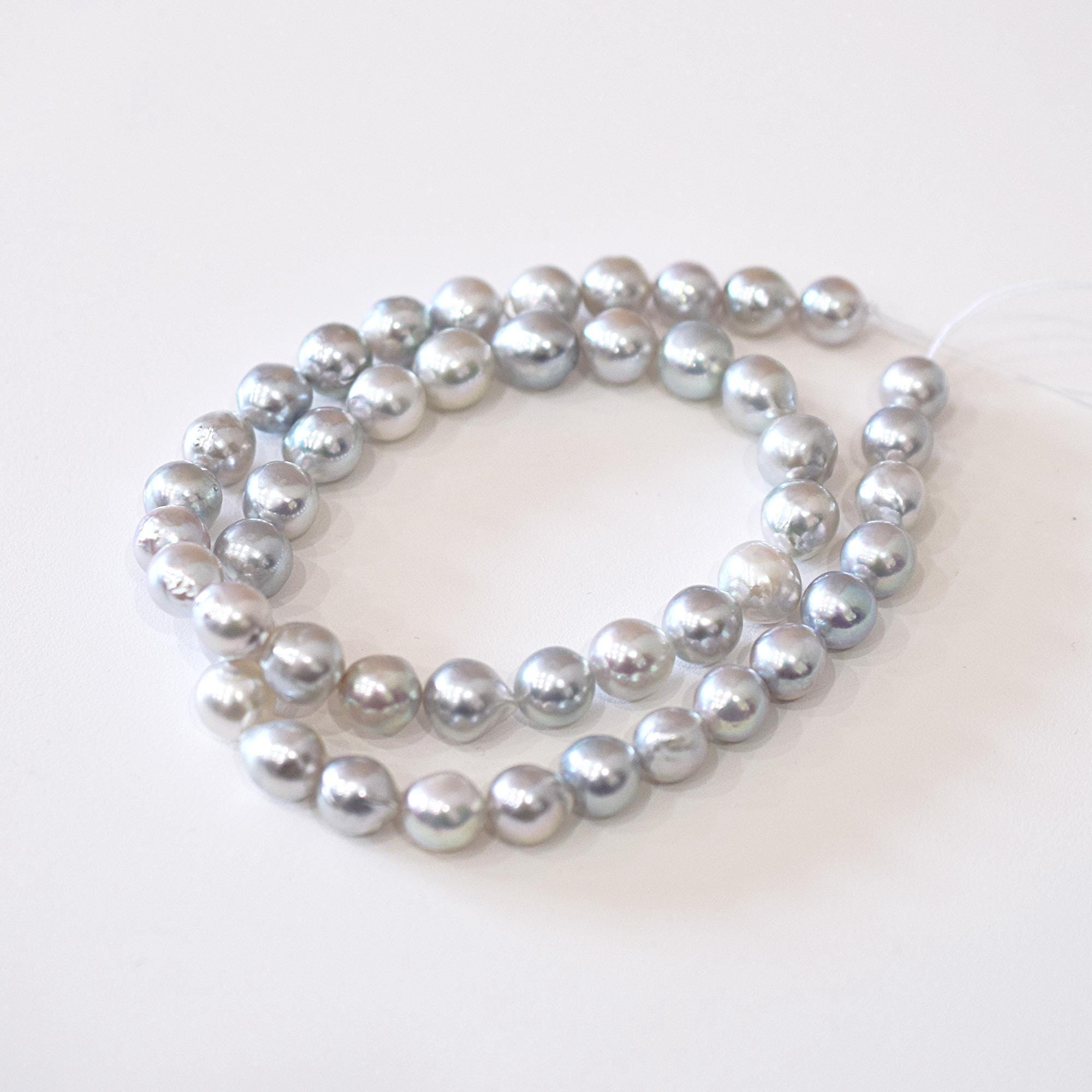SALE 現品限り ネックレス ナチュラルカラー バロック 8-9.5mm あこや 