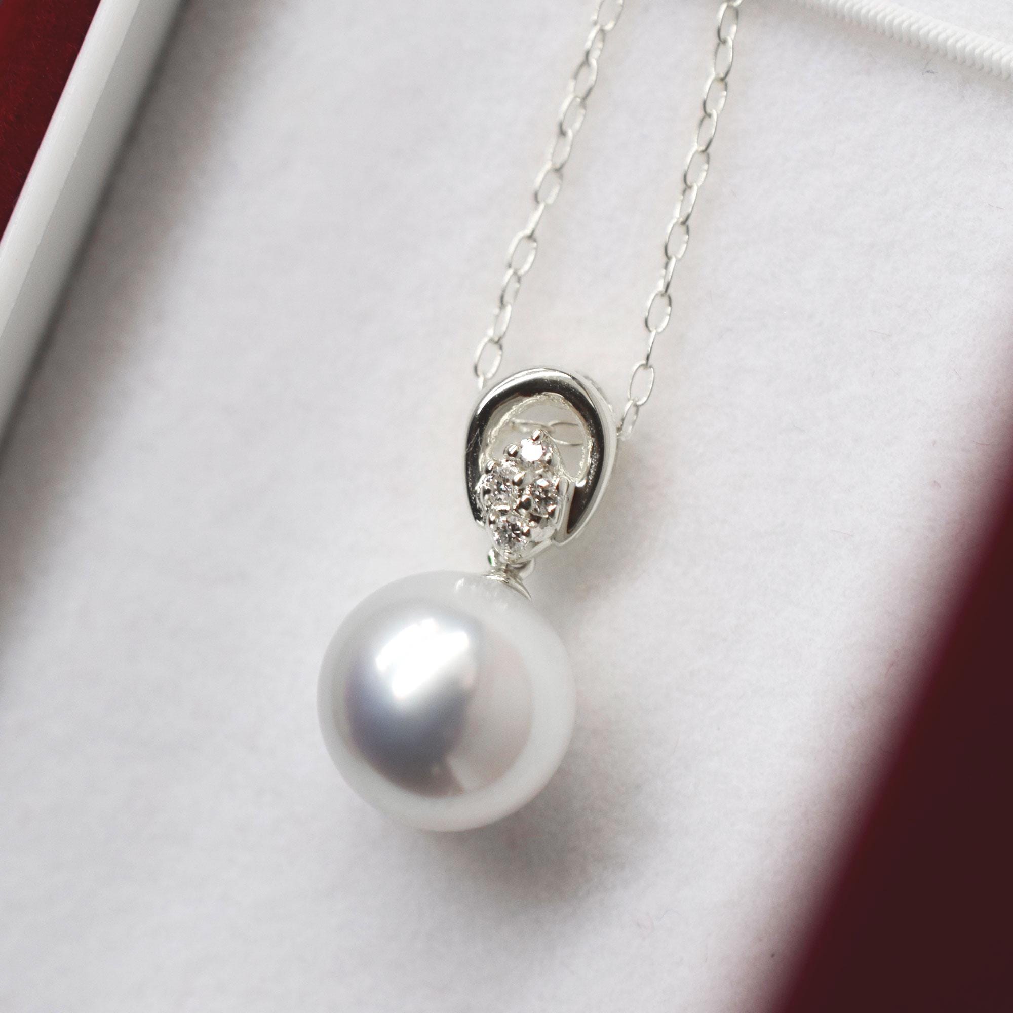 9mm～9.5mm マダマランク ナチュラルカラー 海水 日本本あこや真珠