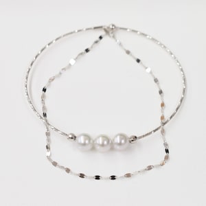 6mm - 6.5mm Madama rank Natural color Akoya Pearl Cuff Bracelet Japan Christmas birthday jewelry 18K 18KYG 18KWG Japanese reenspearl 日本 天草
