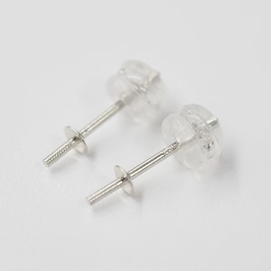 18K YGスタッドピアス金具パール9mm以下のサイズにおすすめ - Etsy 日本