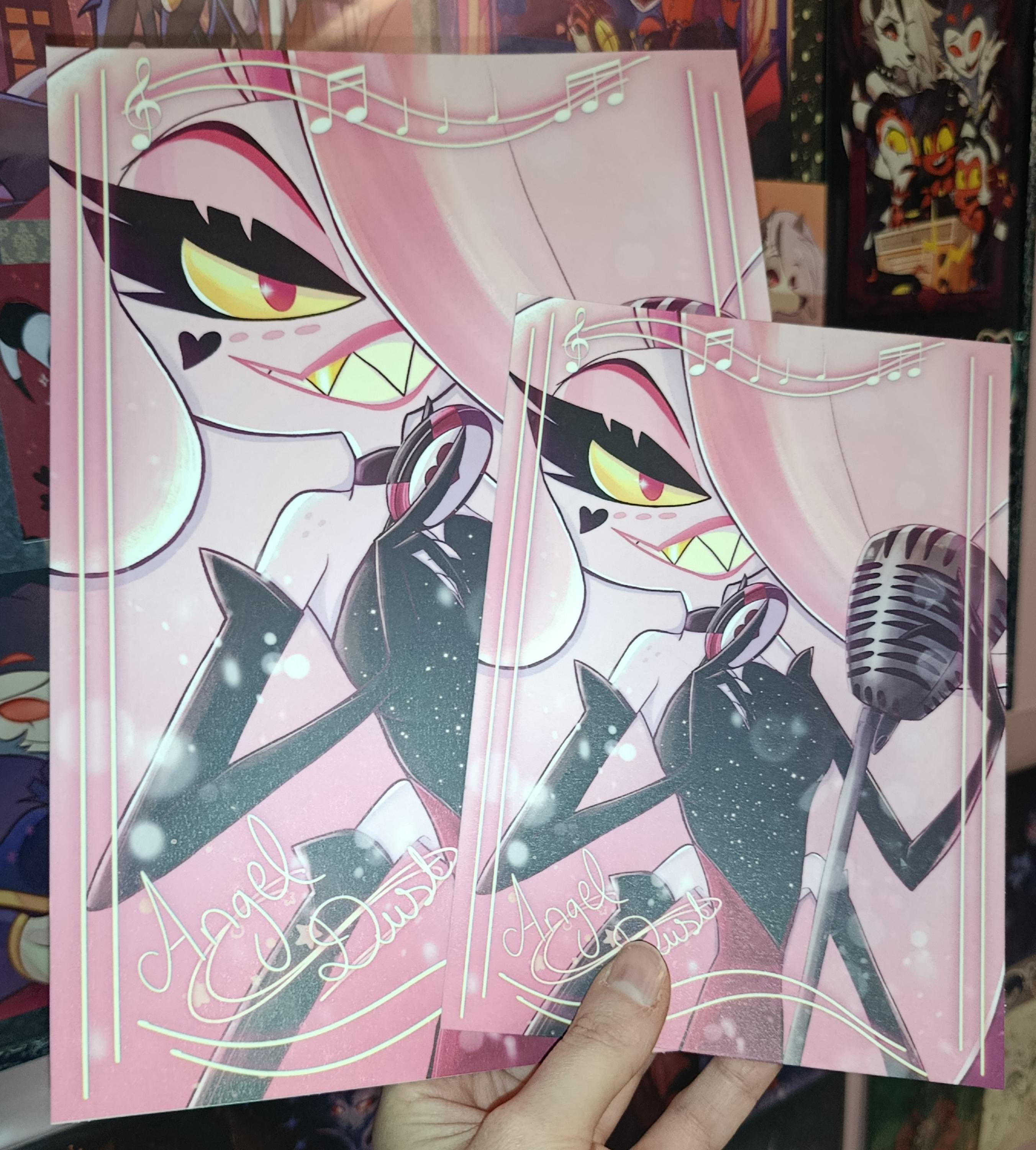 Angel dust hazbin hotel poster - Etsy 日本
