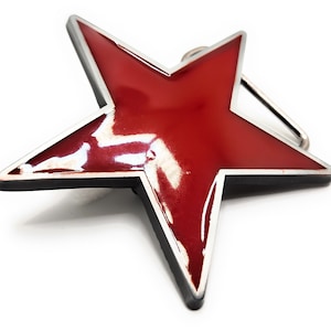 Red Star Belt Buckle