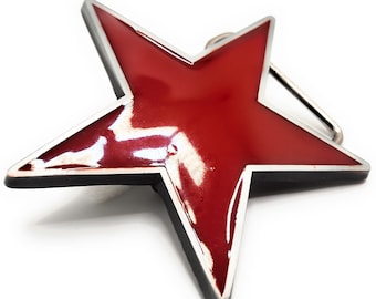 Red Star Belt Buckle