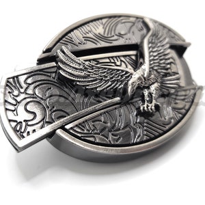 Soaring Eagle Folding Knife Belt Buckle image 8