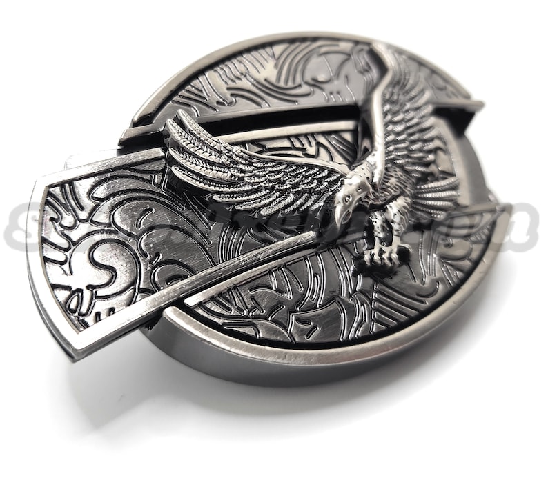 Soaring Eagle Folding Knife Belt Buckle image 8