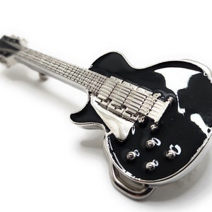 Black LP Guitar Belt Buckle