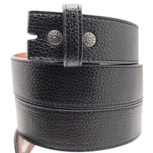 Vegan Leather Belt Strap for Buckles