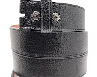 Vegan Leather Belt Strap for Buckles