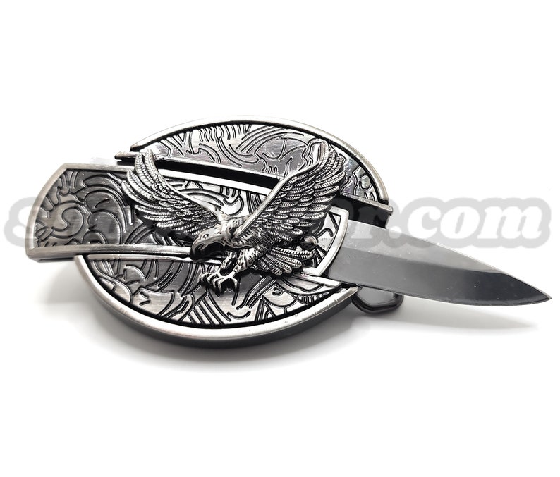 Soaring Eagle Folding Knife Belt Buckle image 3