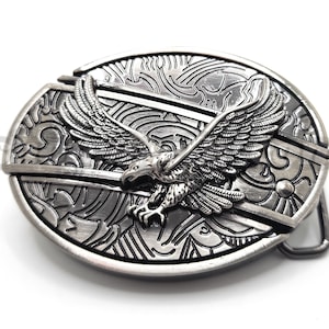 Soaring Eagle Folding Knife Belt Buckle image 2