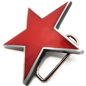 Red Star Belt Buckle image 3