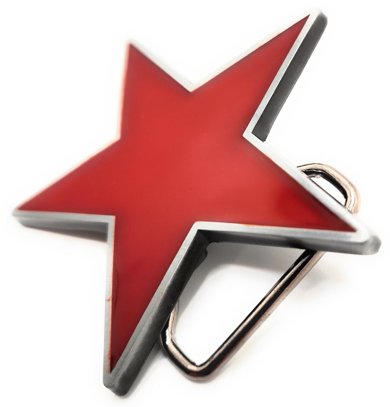 Red Star Belt Buckle image 3