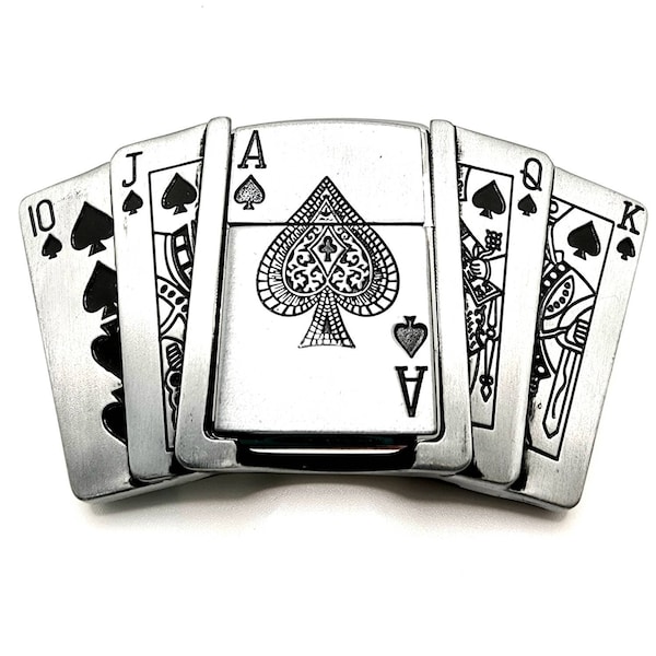 Ace Spades Lighter Etsy