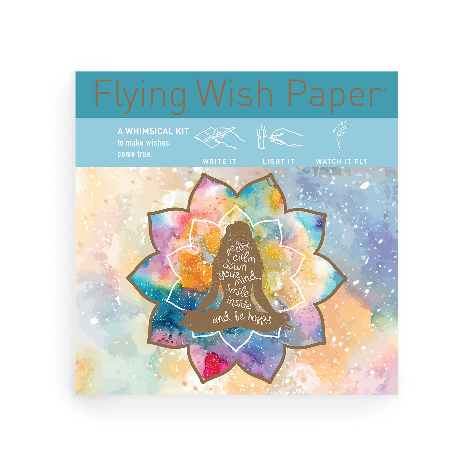 Chakras, Wish Paper, Law of Attraction, Wish Kit, Manifesting Kit,  Meditation Tool, Inspired Gift, Flying Wish Paper, Magic Flash Paper 