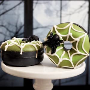 Handcrafted Spider&#39;s Bite Artisan Soap, Halloween Décor, Unique Small Gift, Avocado, Shea, Coconut Milk Soap, Natural Soap