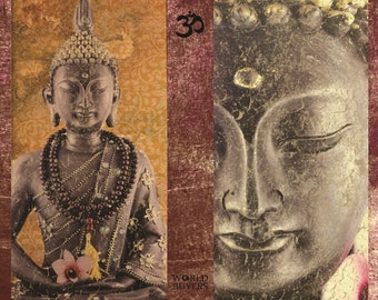 Serene Buddha Matchbox, Buddha Matches,  Large Buddha Matchbox, Wooden Buddha Matchsticks