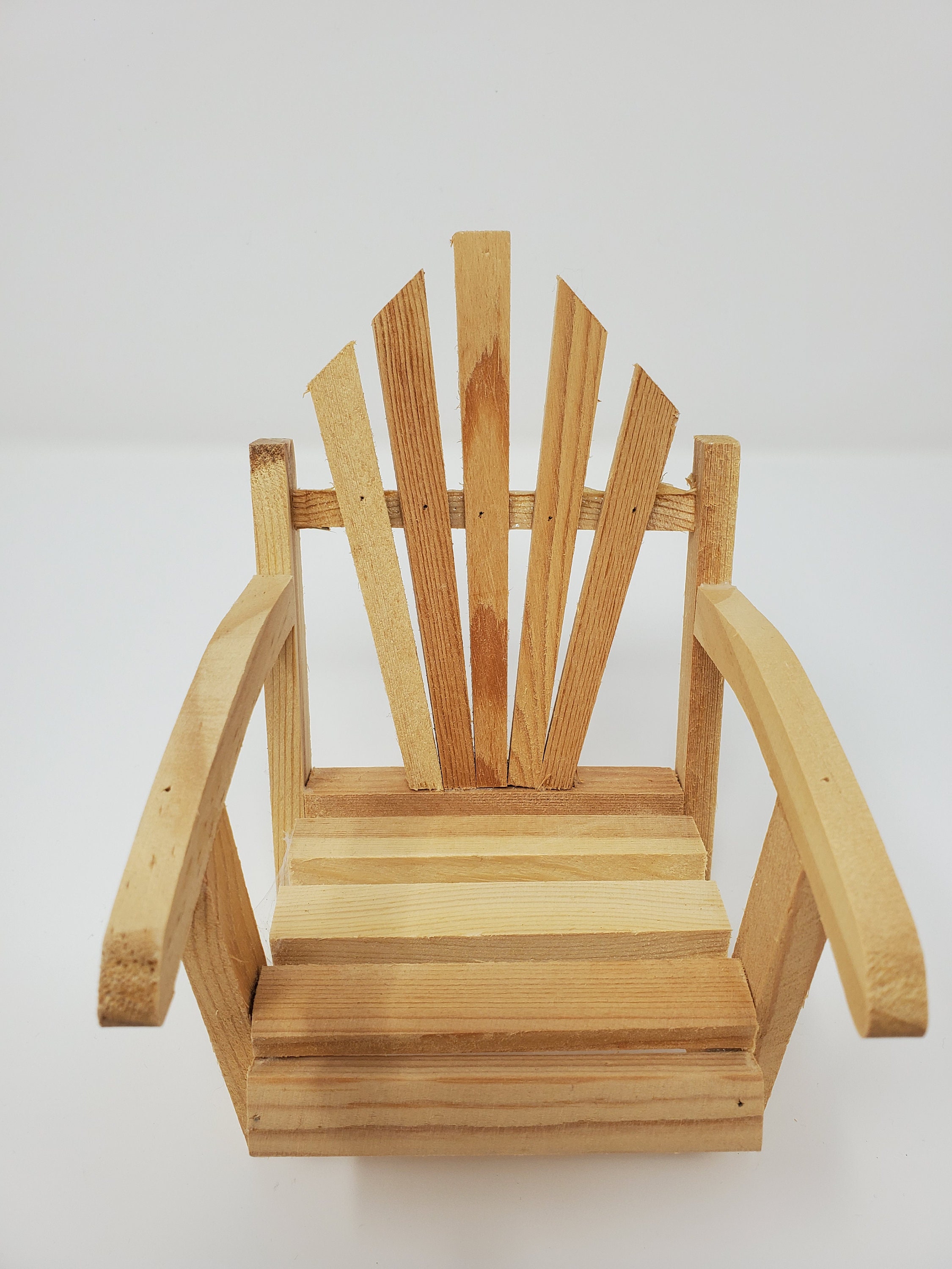 Unfinished Wood Adirondack Chair Unfinished Wood Chair Etsy