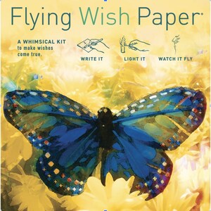 Royal Butterfly Wish Paper, Law Of Attraction, Wish Kit, Manifesting Kit, Wish Paper, Magic Flash Paper, Transformation Spell