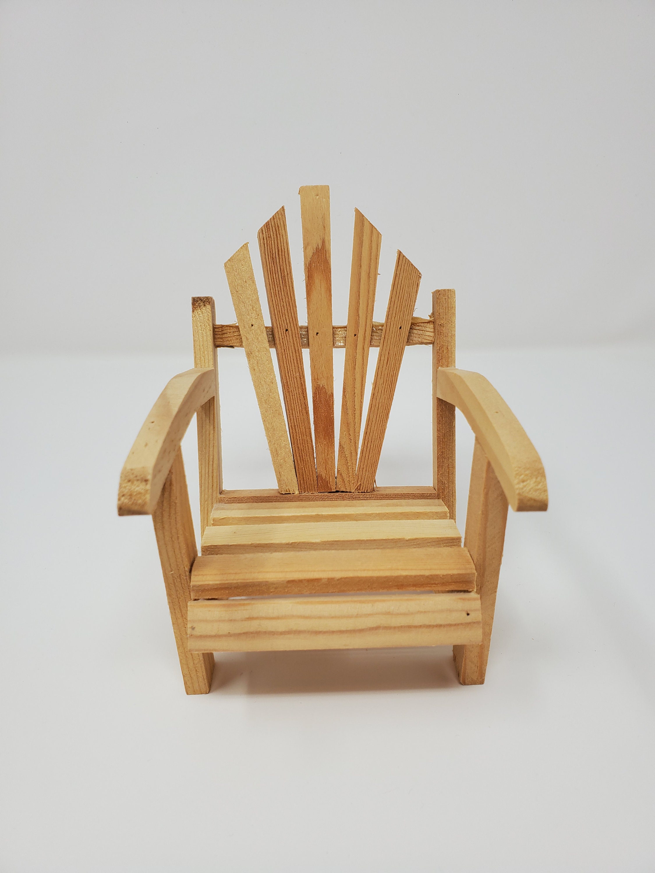 Unfinished Wood Adirondack Chair Unfinished Wood Chair Etsy