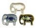 Single Glazed Mini Elephant Dish for condiments, dipping sauces, oils or jewelry 