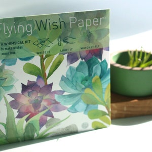 Cactus Garden Wish Paper, Law Of Attraction, Wish Kit, Manifesting Kit, Wish Paper, Magic Flash Paper, Transformation Spell