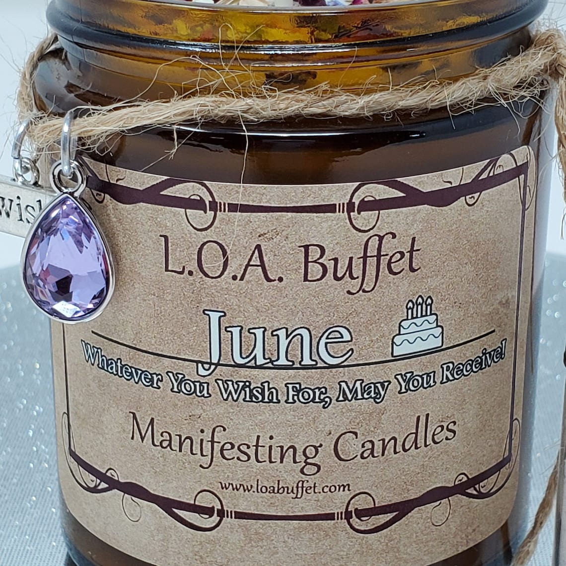June Birthday Candle Wish Candle Law of Attraction Birthday Etsy
