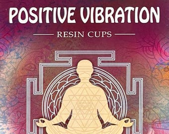 Positive Vibration Resin Cups Kit – Citrus Woody Camphor Blend for Cleansing, Energy Boost, Spiritual Rituals & Manifestation