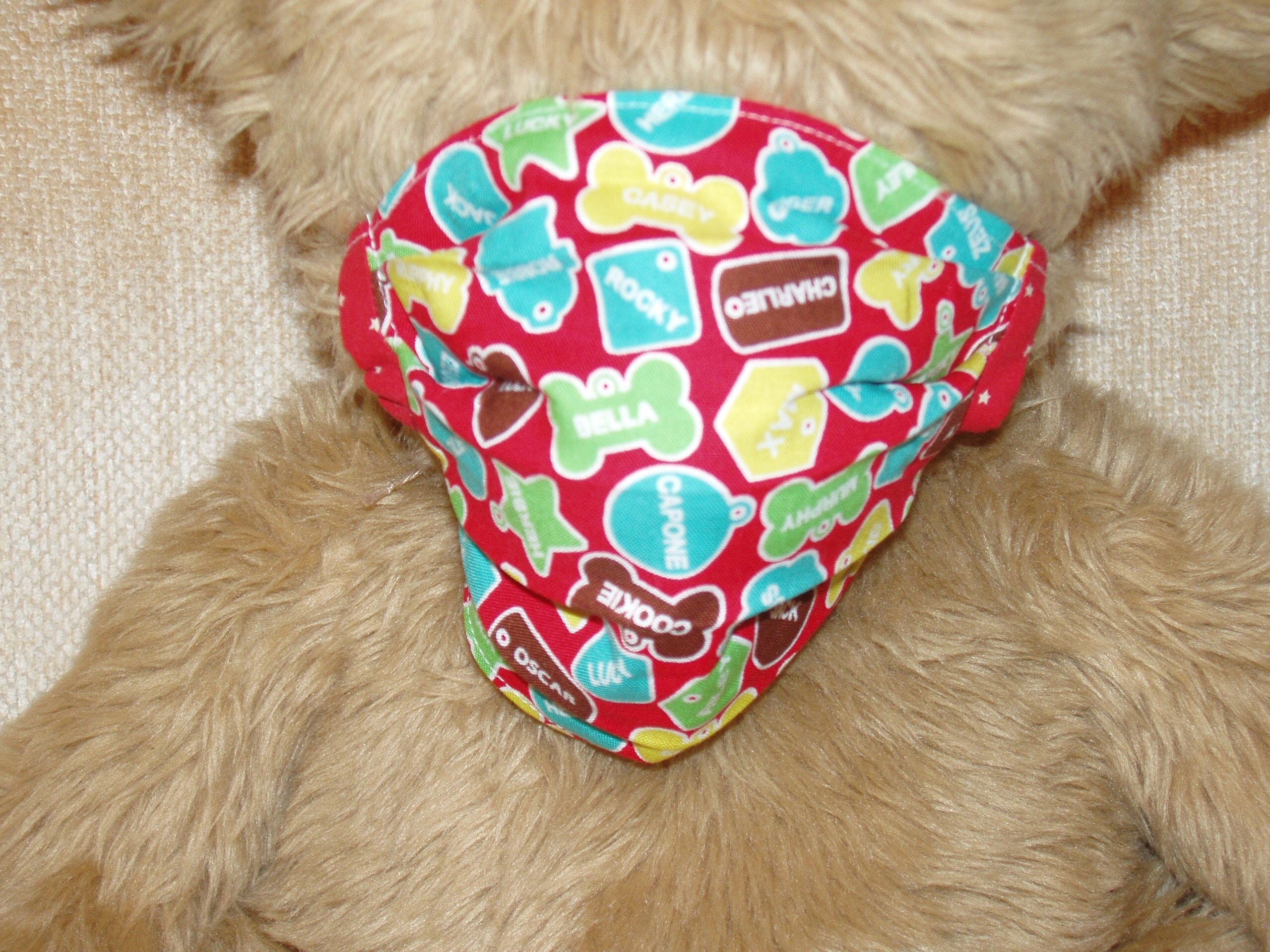 Face Mask Adult/Child sizes DOG TAGS NAMES Fabric Print Reversible Washable Handmade Etsy.de