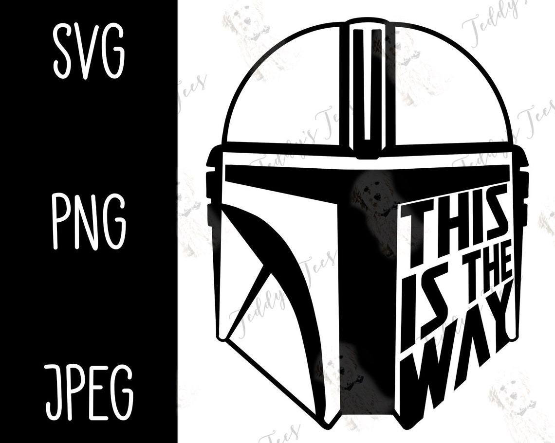 Mandalorian Dies ist der Weg SVG PNG JPEG - Etsy.de