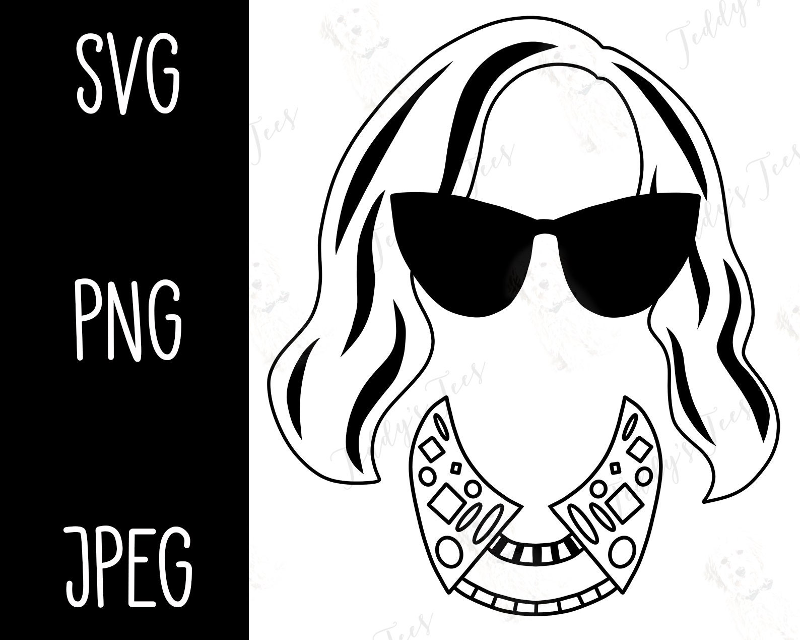 Moira Rose Inspired SVG, PNG, JPG Add Your Own Favorite Schitt's Creek