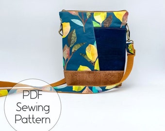 The Teloujay 2.0 Crossbody Bag PDF Digital Sewing Pattern & 